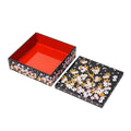Black Sakura Square Bento Box